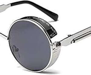 Round Metal Sunglasses Steampunk Men Women Fashion Glasses Brand Designer Retro Vintage Sunglasses UV400