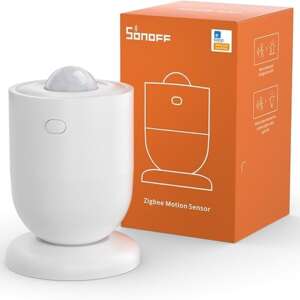 SONOFF SNZB-03P ZigBee Motion Sensor, ZigBee 3.0 Wireless Detector, 5 Seconds Detection, Intel Scene, SONOFF Zigbee Bridge Required - Batteries Included, Compatible with Alexa/Google Home