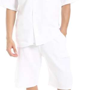 Red Circle Mens Heavy linen Suit with short