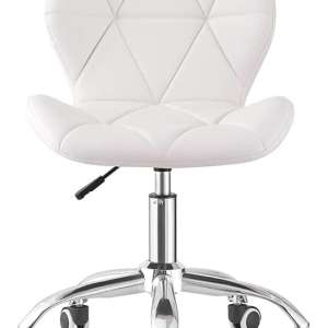 Trax Office Chairs Ergonomic Study Chair Home Chair with Chrome Legs Lift for Home Bedroom T118