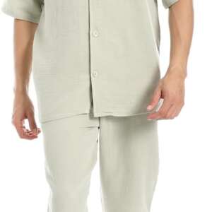 Red Circle Mens heavy linen suit with pant heavy linen suit with pant