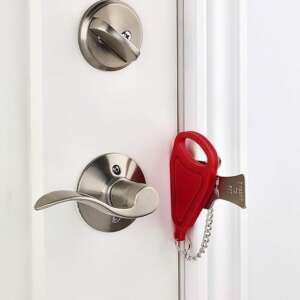 CMGTYYD Portable Door Lock Home Security Travel Lockdown Locker Locks for Additional Safety and Privacy Perfect for Traveling Hotel Home Apartment College