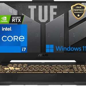 ASUS TUF Gaming F15, Intel Core i7-13620H, 8GB DDR5-4800 * 2, NVIDIA GeForce RTX 4060, 8GB GDDR6, 15.6" (1920 x 1080) 16:10 144HZ, 1TB SSD, Windows 11 (FX507VV-LP156W) 1 Year Warranty by ASUS