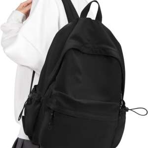 VECAVE Lightweight Casual Laptop Backpack Purse for Women,Travel Backpack with laptop compartment