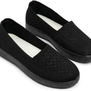 Women's Canvas Flat Shoes for Walking Work and All Occasions