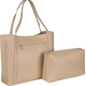 Women Handbag 25 * 14 CM- (2-Piece) with Internal Makeup Bag – Large, Stylish & Practical