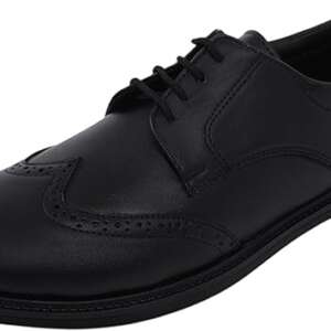 Romba Men's Classic Brogue Black and Havan Leather Fashion Style Business and Occasion