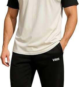 Mizah Men's T-Shirt and Sweatpants - Fashion Design, Suitable for Various Sports Activities - Tring for Youth Men