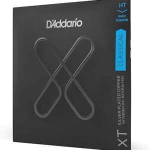 D'Addario XT Coated Classical Guitar Strings - XTC46 - Extended String Life with Natural Tone & Feel - Hard Tension