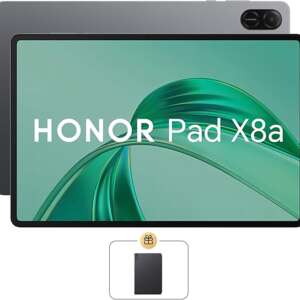 HONOR Pad X8a 4GB RAM 128GB ROM 11 Inch Tablet Wi-Fi with FREE Flip Cover, 8300mAh Battery, Slim Metal Design, Space Grey