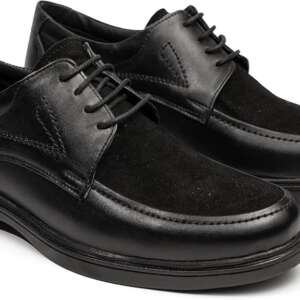 Men's Casual oxford Shoes - Suede & Leather Lace-Up formal and Casual footwear AK8