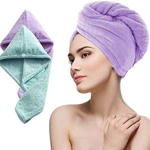 Fresh Hair Towel Wrap - Absorbent Microfiber 500 GSM Bath Towel, Quick-Drying Bathrobe, Magic Hair Warp Cap for Salon (Multicolor)