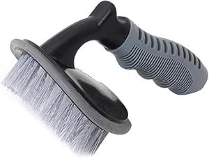 Happy Home Type Car Tire Cleaning Brush Scrubber with Anti Slip Handle Multi-Functional SUV Tyre Wheel Rim Hub Washing Cleaner