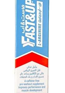 Fast & Up-L - Arginine Pre Workout Effervescent Tablets Caffeine Free Helps Improve Performance & Build Muscle
