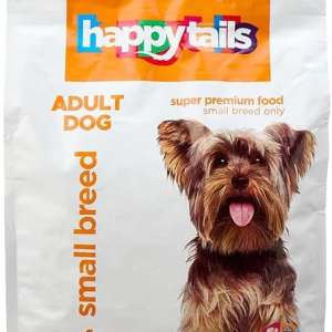 Happy Tails Adult Dog Food, Small Breed Premium Dry Food, 4 kg