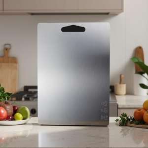 Professional Stainless Steel Cutting Board - Smart and Modern Design