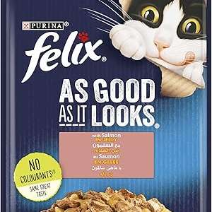 Purina Felix Salmon in Jelly Wet Cat Food, 85g