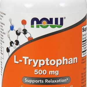 Now Foods L-Tryptophan 500 mg 60-Veg Capsules